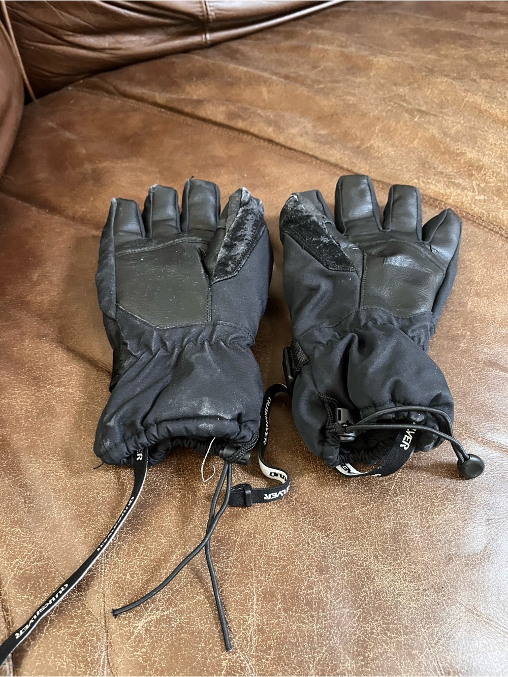 Quiksilver Black Men's Winter Ski Gloves